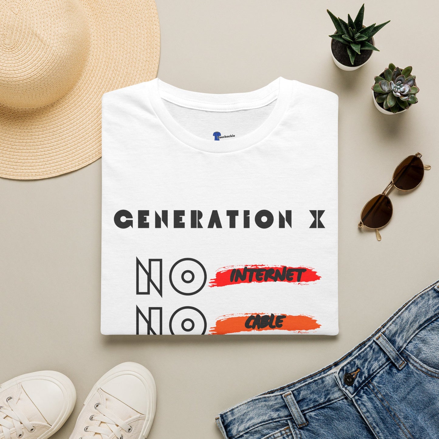 Funny Gen X Shirt No Internet No Cable No Problem, Retro Childhood Nostalgia T-Shirt, Sarcastic Generation X Tee, Latchkey Kid Birthday Gift