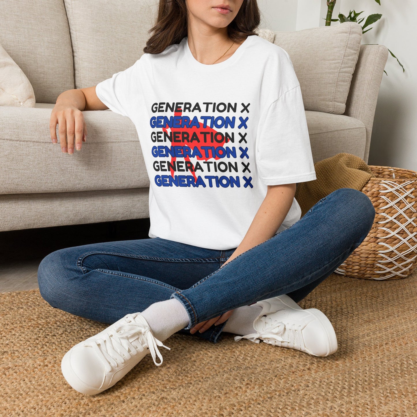 Funny Gen X Superhero T-Shirt | Retro Generation X Graphic Tee