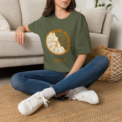 Gen X Shirt Back in the Day Vintage Pocket Watch T-Shirt, Funny Generation X Nostalgia Tee, Retro 70s 80s Childhood Gift, Sarcastic Adult Apparel