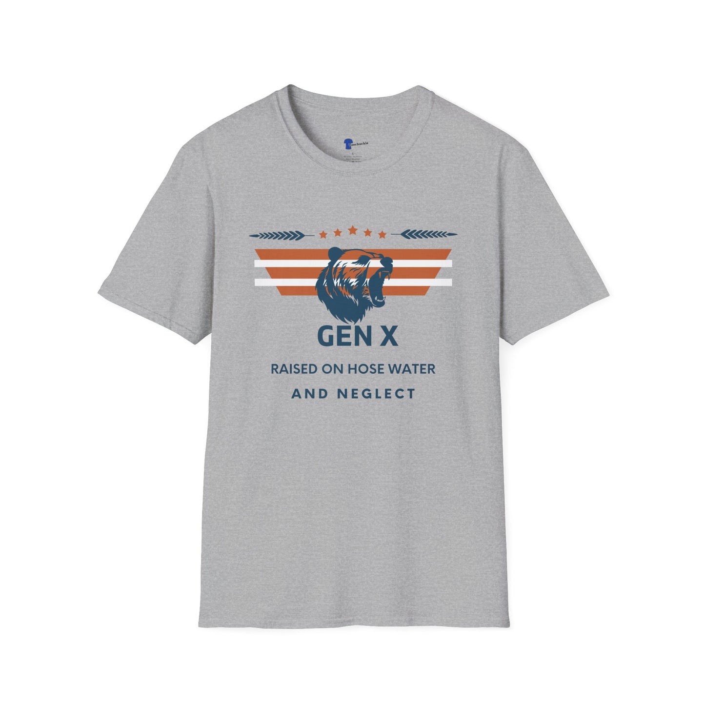 Gen x Raised On Hose Water And Neglect T-shirt,  Bear Tee, Gen X Pride Shirt